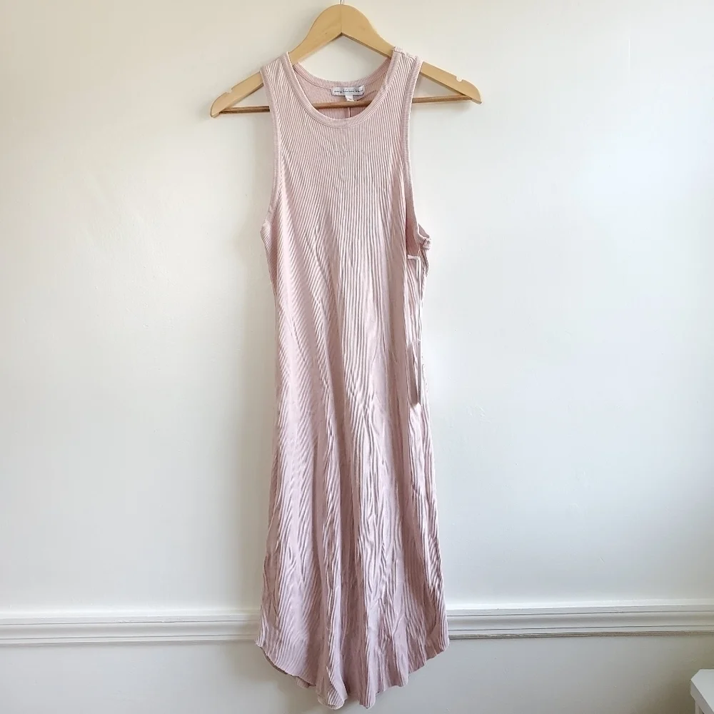 New Young Fabulous & Broke Robbie Blush Tank Midi Dress NWT